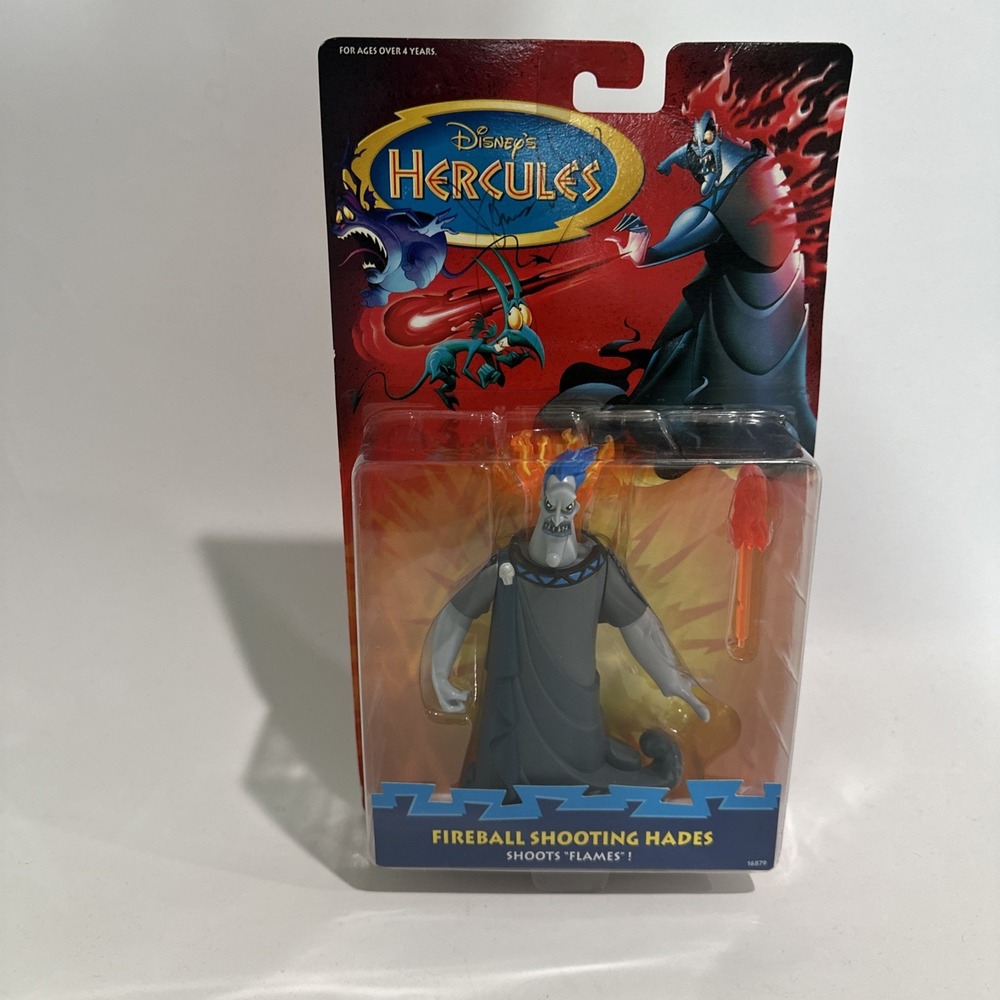 Fireball Shooting Hades Disney's Hercules 1997 Mattel SIGNED BY James Woods